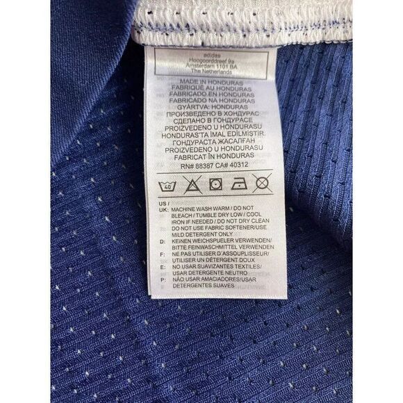 Adidas Football Jersey GG7400 WVN A1 Stock J Navy Blue Practice Men’s Sz XL NEW - Picture 9 of 12